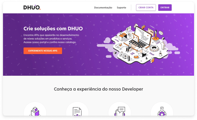 ilustração API Store