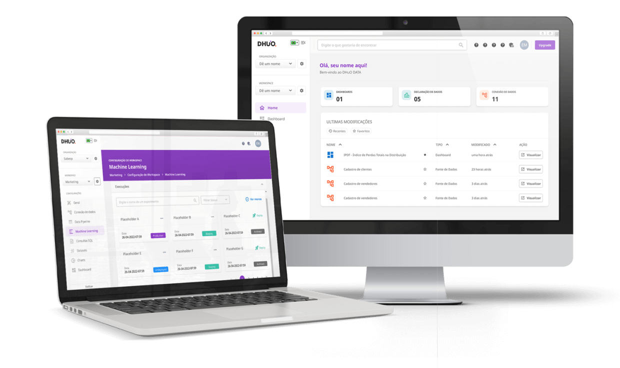 A plataforma completa de IA e <br></noscript>Big Data para empresas